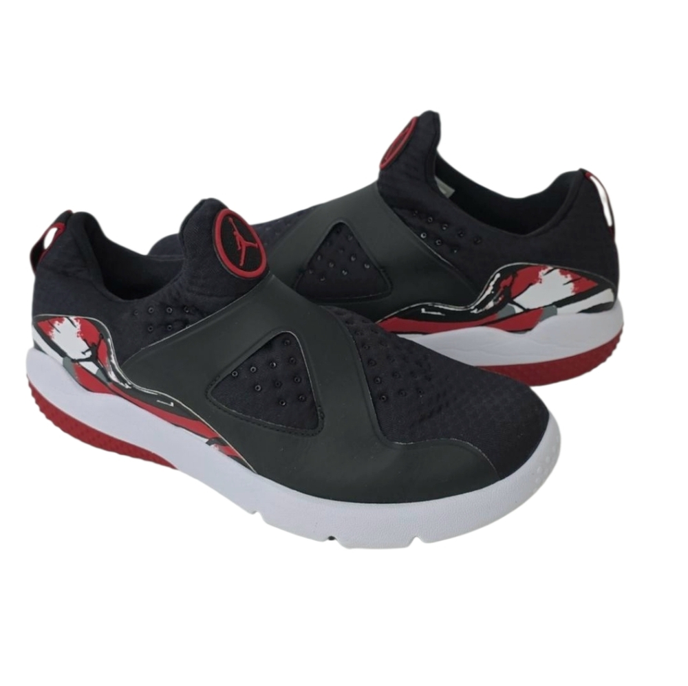 Nike‎ Air Jordan Trainer Essential Training Shoes Black Red 888122-016 Mens Sz 9